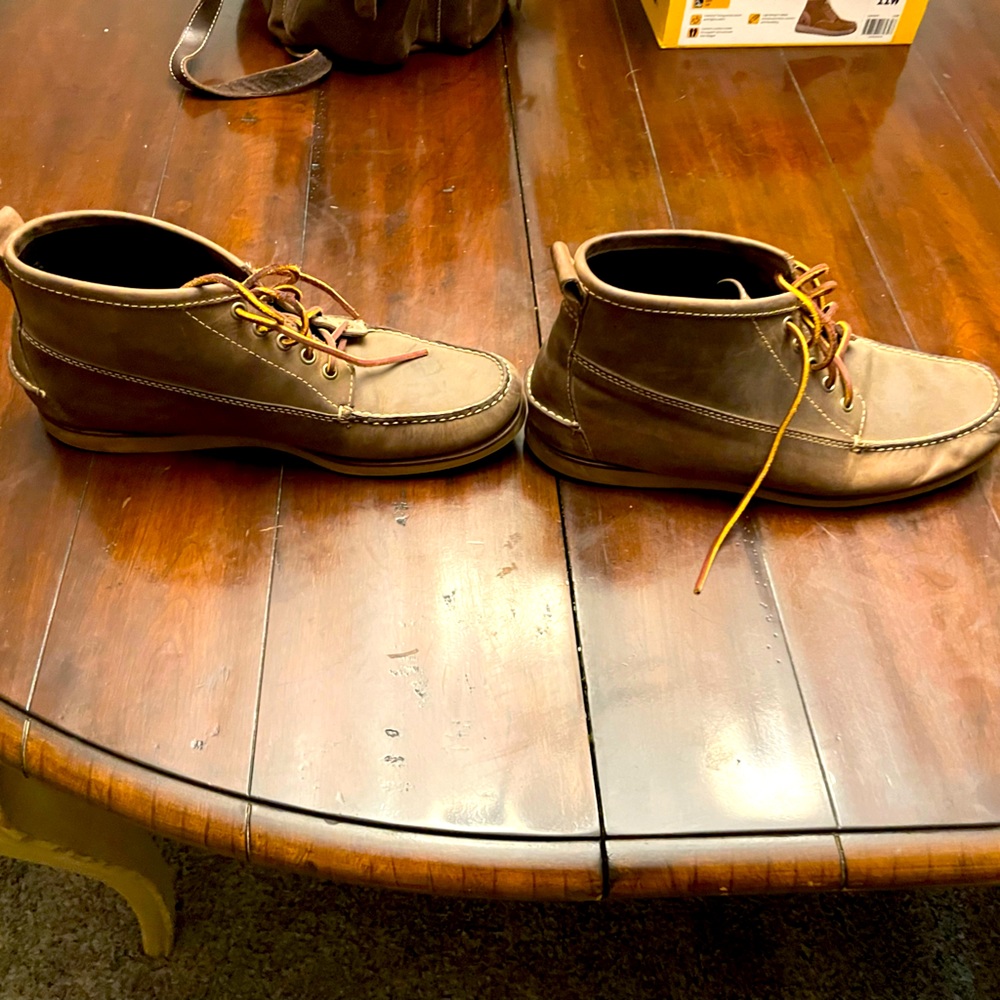 L.L. Bean leather chukka’s. Size 11.5.